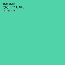 #51D3A9 - De York Color Image